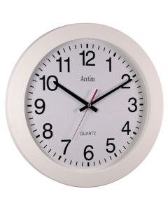 Acctim Controller Wall Clock Silent Sweep 355mm White 93/704