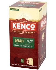 Kenco Decaffeinated Freeze Dried Instant Coffee Sticks 1.8g (Pack 200) - 4032262