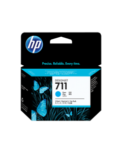 HP 711 Cyan Standard Capacity Ink Cartridge Multipack 3 x 29 ml (Pack 3) - CZ134A