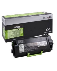 Lexmark 522H Black Toner Cartridge 25K pages - 52D2H00