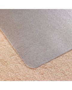 Floortex Floor Protection Mat Antistatic Advantagemat Phalate Free Vinyl Low Pile Carpets Up To 6mm Pile Height 120 x 90cm wLip Transp UFR319225LV