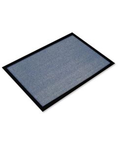 Doortex Valuemat Dirt Trapping Mat for Indoor Use 100 % Polypropylene Fibres Anti Slip Vinyl Backing 80 x 120cm Blue UFC480120VALBL
