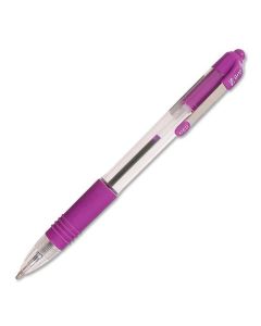Zebra Z-Grip Retractable Ballpoint Pen 1.0mm Tip Violet (Pack 12) - 22280