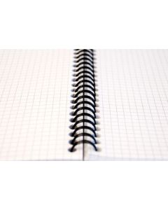 Pukka Pads Metallic Jotta Notepad Wirebound A5 5mm Squared 200 Perforated Pages Green (Pack 3) - JM021SQ