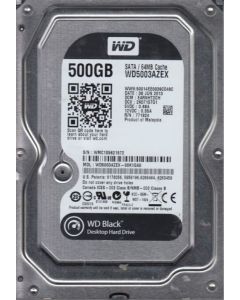 WDl Black 500GB SATA 6Gbs 3.5in Int HDD