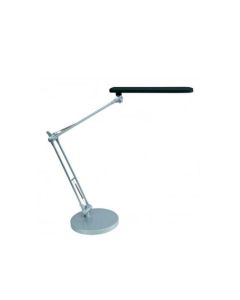 Alba Trek LED Desk Lamp Black and Silver LEDTREK N UK