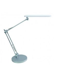 Alba Trek LED Desk Lamp White and Silver LEDTREK BC UK