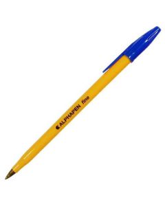 ValueX Ballpoint Pen 0.7mm Tip 0.3mm Line Blue (Pack 20) - 886203