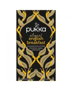 Pukka Tea Elegant English Breakfast Tea Envelopes (Pack 20) 5060229011565