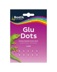 Bostik Permanent Extra Strong Glu Dots 64 Dots (Pack 12) - 30803719