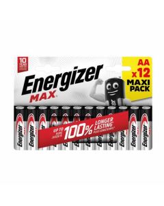 Energizer Max AA Alkaline Batteries (Pack 12) - E300836200
