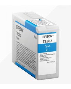 Epson T8502 Cyan Ink Cartridge 80ml - C13T850200