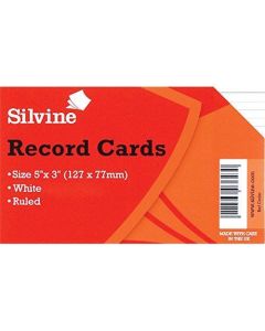 ValueX Record Cards Ruled 127x76mm White (Pack 100) - 553W
