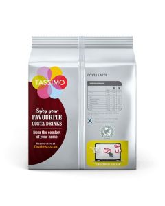 Tassimo Costa Latte Coffee Capsule (Pack 8) - 4056534