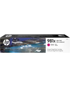 HP 981X Magenta High Yield Ink Cartridge 116ml for HP PageWide Enterprise Color 556/586 - L0R10A