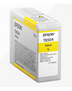 Epson T8504 Yellow Ink Cartridge 80ml - C13T850400