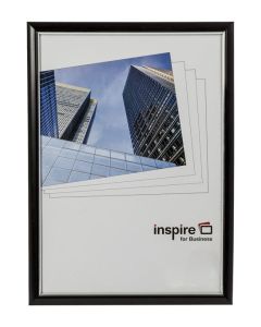 Photo Album Co Inspire For Business Certificate A4 Back Loader Black Frame - EASA4BKP