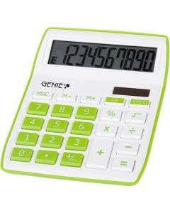 Genie 840G 10 Digit Desktop Calculator Green - 12266