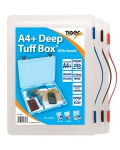 Tiger Tuff Box Polypropylene A4+ Deep Clear - 300847