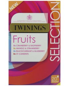 Twinings Fruit Selection Tea Bags Individually Wrapped (Pack 20) F15473