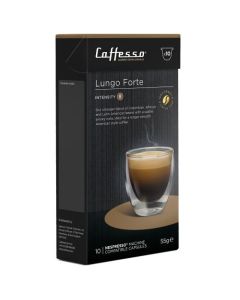 Caffesso Lungo Forte Nespresso Compatible Coffee Capsules (Pack 10) - NWT827