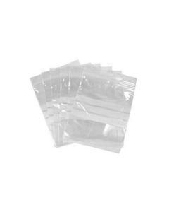 ValueX Polythene Grip Seal Bags with Write-On Panel 102 x 140mm (Box 1000) - 590125