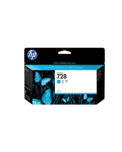 HP 728 Cyan Standard Capacity Ink Cartridge 130ml - F9J67A