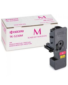 Kyocera TK5230M Magenta Toner Cartridge 2.2k pages - 1T02R9BNL0