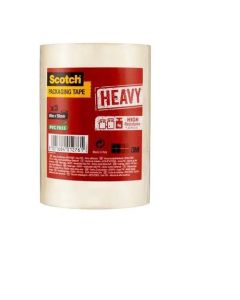 Scotch Packaging Tape Heavy Transparent 50mm x 66m (Pack 3) 7100094367