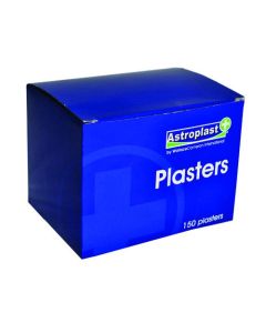 Astroplast Plasters Blue Assorted Sizes (Pack 150) - 1213001