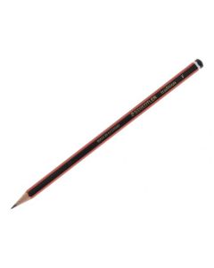 Staedtler 110 Tradition F Pencil Red/Black Barrel (Pack 12) - 110-F