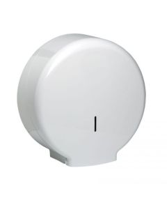 ValueX Mini Jumbo Toilet Roll Dispenser Plastic White  - 1101004