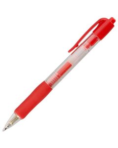 ValueX Retractable Gel Rollerball Pen 0.7mm Line Red (Pack 10) - K3-02