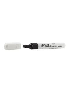 ValueX Whiteboard Marker Chisel Tip 2-5mm Line Black (Pack 10) - 872001