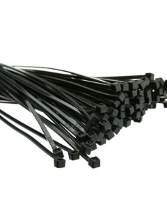ValueX Cable Ties 200x4.8mm Black (Pack 100) - 4CABBLK