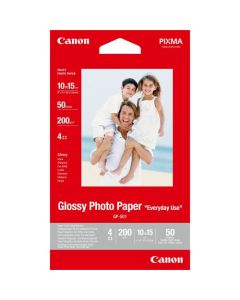 Canon GP-501 4 x 6 inch Glossy Photo Paper 50 Sheets - 0775B081