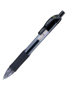 Zebra Sarasa Retractable Gel Rollerball Pen 0.7mm Tip 0.5mm Line Black (Pack 3) - 1518