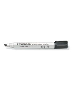 Staedtler Lumocolor Whiteboard Marker Chisel Tip 2-5mm Line Black (Pack 10) - 351B-9