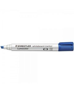 Staedtler Lumocolor Whiteboard Marker Chisel Tip 2-5mm Line Blue (Pack 10) - 351B-3