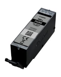 Canon PGI580XLPGBK Black High Yield Ink Cartridge 19ml - 2024C001
