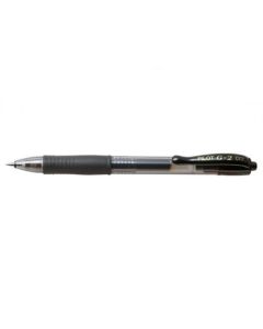 Pilot G-207 Retractable Gel Rollerball Pen 0.7mm Tip 0.39mm Line Black (Pack 20) - 3131910516460