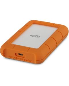 LaCie Rugged 2TB USB C and USB 3.0 2.5 Inch Portable Orange External Hard Drive