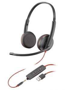HP Poly Blackwire 3225 Stereo USB-A Wired Headset
