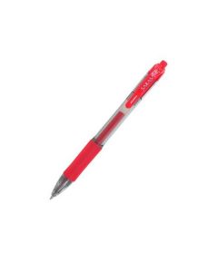 Zebra Sarasa Retractable Gel Rollerball Pen 0.7mm Tip 0.5mm Line Red (Pack 12) - 46830