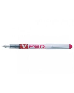 Pilot V-Pen Erasable Disposable Fountain Pen Pink (Pack 12) - 631101209