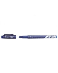 Pilot FriXion Erasable Fineliner Pen 1.3mm Tip 0.45mm Line Blue (Pack 12) - 4902505560507