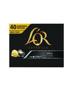 L OR Onyx Coffee Capsule (Pack 40) - 4019265