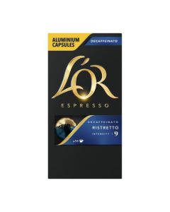 L OR Ristretto Decaffeinated Coffee Capsule (Pack 10) - 4028615