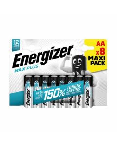 Energizer Max Plus AA Alkaline Batteries (Pack 8) - E301324602