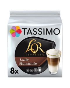 Tassimo LOR Latte Macchiato Coffee Capsule (Pack 8) - 4090774